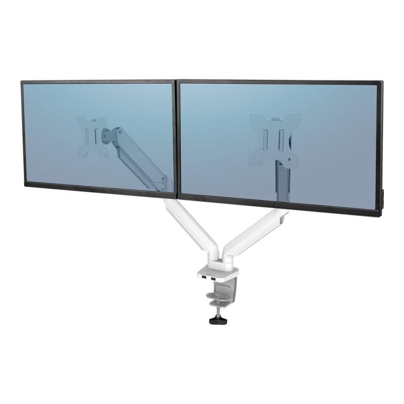 FELLOWES Platinum Series Doppel Monitorarm weiß