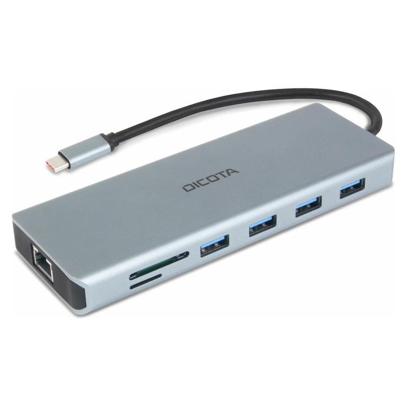 DICOTA USB-C 13-in-1 Docking Station 4K HDMI/DP PD 100W