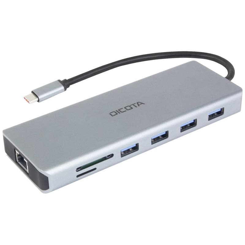 DICOTA USB-C 13-in-1 Docking Station 4K HDMI/DP PD 100W