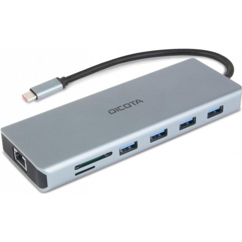 DICOTA USB-C 13-in-1 Docking Station 4K HDMI/DP PD 100W