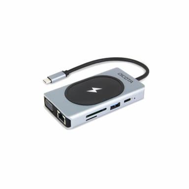 DICOTA USB-C 10-in-1 Charging Hub 4K PD 100W silver