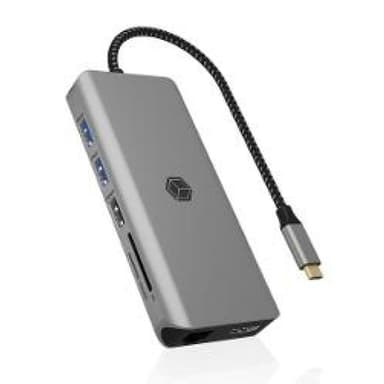 RAIDSONIC Dockingstation IcyBox 12-in-1 mobile USB 3.2 Gen 1 Type-C retail