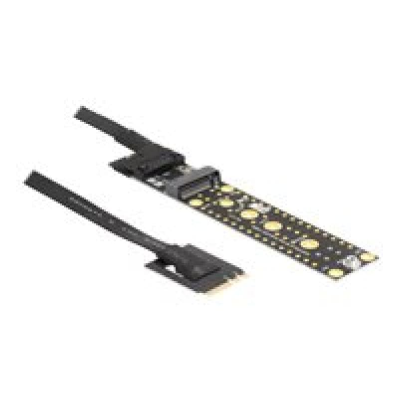 DELOCK Riser Karte NVMe M.2 Key A+E Stecker zu Key M Slot