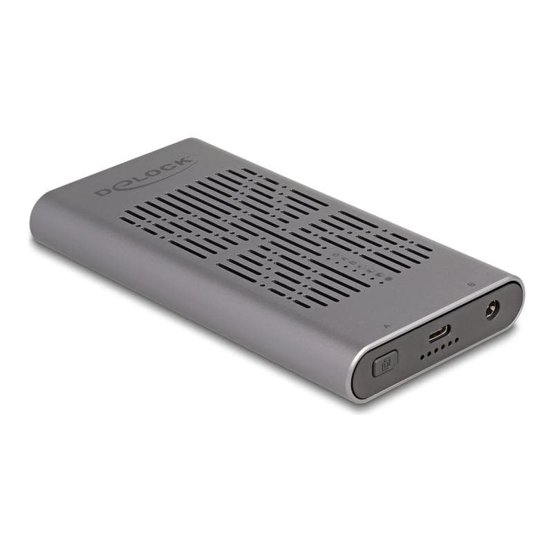 DELOCK Externes USB 20 Gbps Gehäuse 2 x M.2 NVMe PCIe SSD