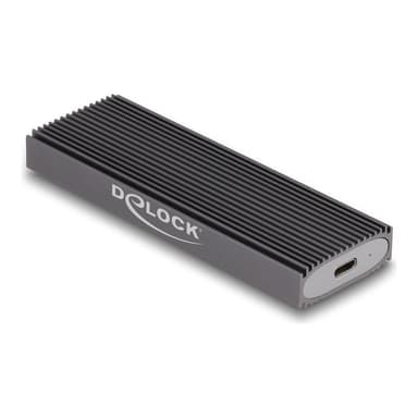 DELOCK Externes USB Type-C M.2 NVMe PCIe oder SATA SSD