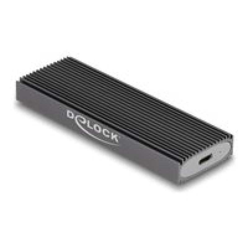 DELOCK Externes USB Type-C M.2 NVMe PCIe oder SATA SSD