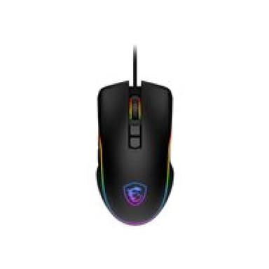 MSI Clutch GM300 Gaming Maus, Black, USB
