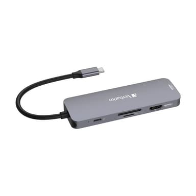 VERBATIM USB-C Pro Multiport Hub 8 Port CMH-08