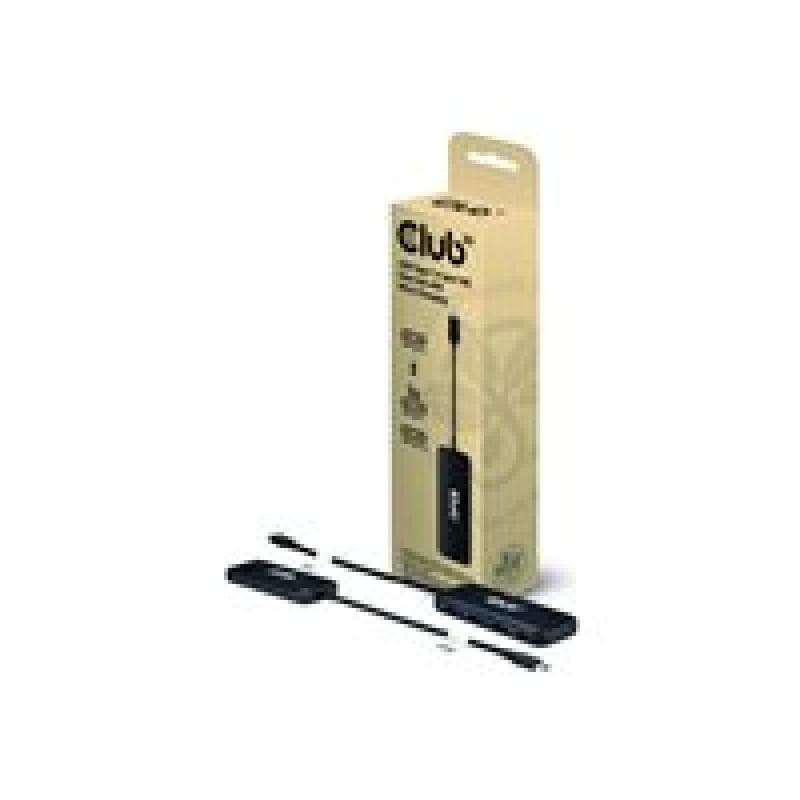 CLUB3D USB-Hub Typ C > 4x USB Typ C 10Gbps + 100W PD St/Bu retail