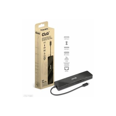 CLUB3D USB-C Dock > HDMI/USB-C(8K)/2xUSB/USB-C(PD100W)/RJ45 retail
