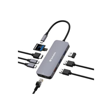 VERBATIM USB-C Pro Multiport Hub 9 Port CMH-09