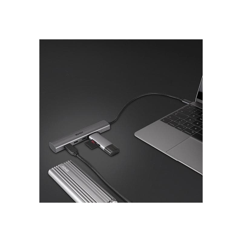 LINDY 4 Port USB 3.2 Gen 2 Typ C Hub