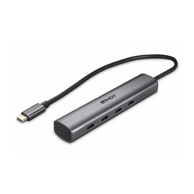 LINDY 4 Port USB 3.2 Gen 2 Typ C Hub