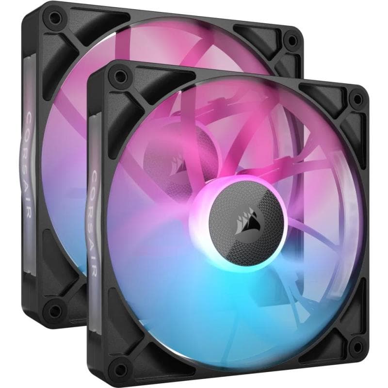 CORSAIR iCUE LINK RX140 RGB Dual (schwarz, 2er Pack)