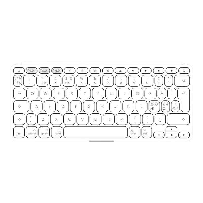LOGITECH KEYS-TO-GO 2 PALE GREY - PAN - NORDICS-517