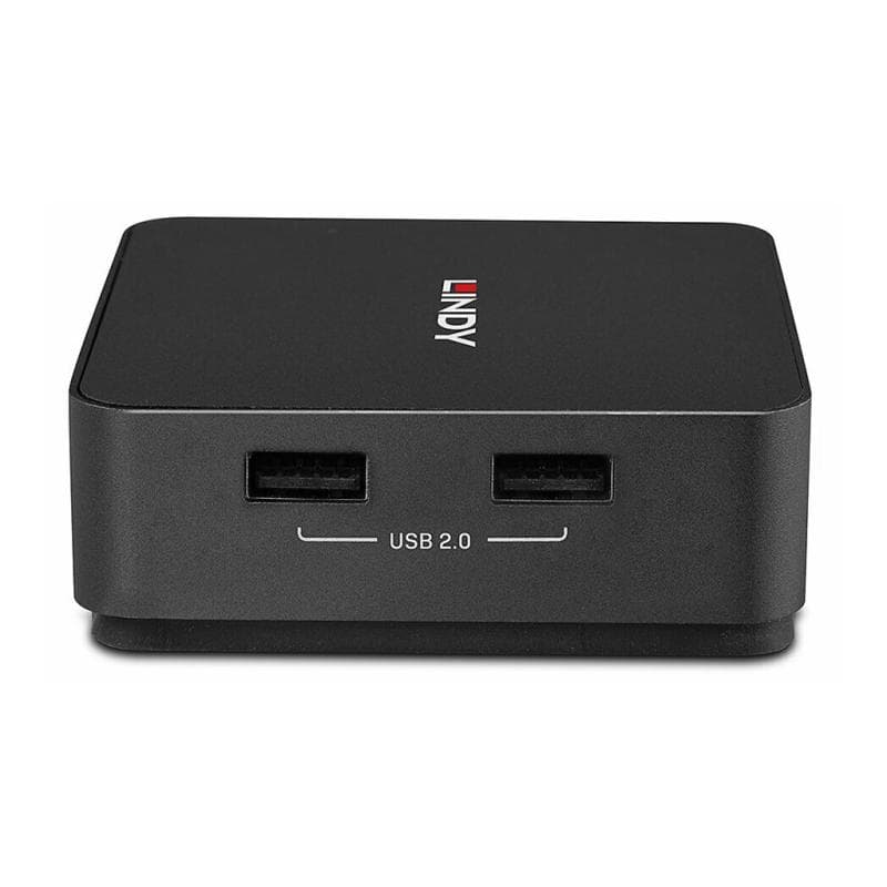 LINDY 2 Port Type C,Dual HDMI 4K60 KVM Switch