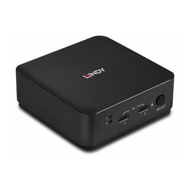 LINDY 2 Port Type C,Dual HDMI 4K60 KVM Switch