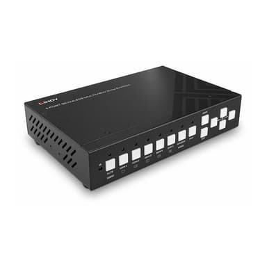 LINDY 5 Port KVM Switch Seamless Multiview 4HDMI 1USB Typ C