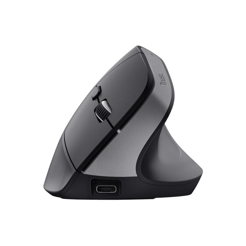 TRUST Bayo+ Ergonomische Maus Bluetooth Optisch Schwarz 6 Tasten