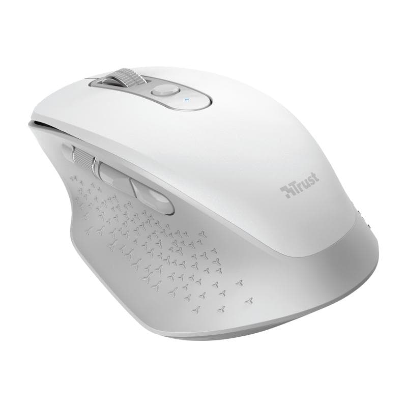 TRUST OZAA COMPACT Maus Funk Optisch Weiß 6 Tasten 3200 dpi Integriertes Scrollrad