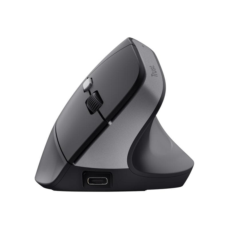 TRUST Bayo II Ergonomische Maus Kabellos Optisch Schwarz 6 Tasten 800 dpi, 1200 dpi, 1600 dpi