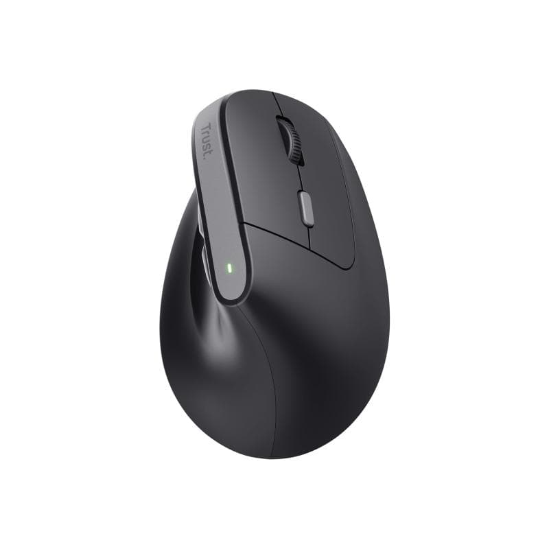 TRUST Bayo II Ergonomische Maus Kabellos Optisch Schwarz 6 Tasten 800 dpi, 1200 dpi, 1600 dpi