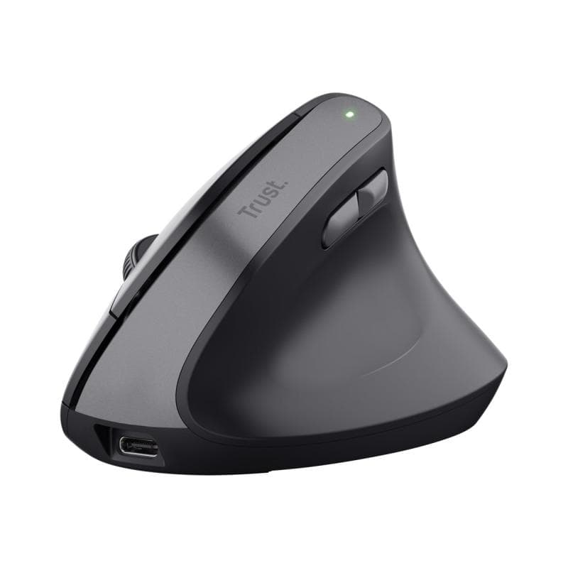 TRUST Bayo II Ergonomische Maus Kabellos Optisch Schwarz 6 Tasten 800 dpi, 1200 dpi, 1600 dpi