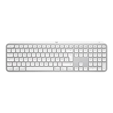 LOGITECH MX Keys S for Mac, Pale Grey Multi-Device-Tastatur für macOS und iPadOS