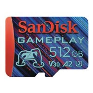 SANDISK GamePlay 512 GB microSDXC UHS-I-Speicherkarte bis 190 MB/s