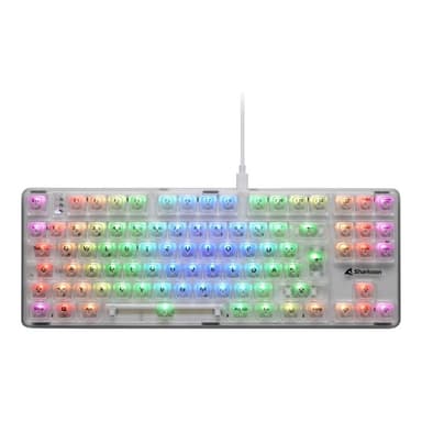 SHARKOON Crystal Shark weiß, DE-Layout, KTT