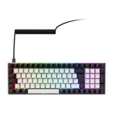 SHARKOON SKILLER SGK50 S2 weiß, DE-Layout, Gateron Yellow
