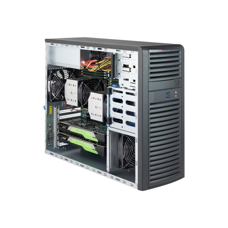 SUPERMICRO Gehäuse SuperChassis CSE-732D3-1K26B Black