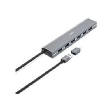 HAMA USB-Hub 7-Ports USB 3.2 Gen1 5 Gbit/s