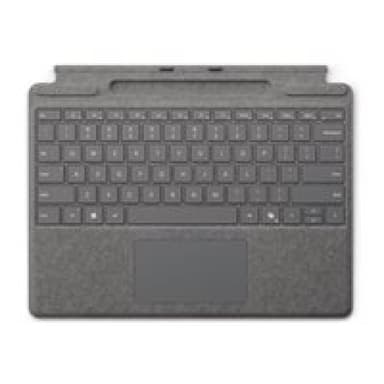 MICROSOFT Surface Pro Keyboard mit Stiftaufbewahrung platin