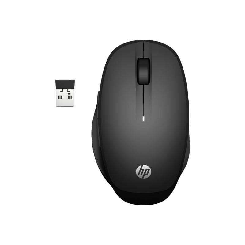 HP Dual-Mode-Maus rechts RF Wireless Schwarz