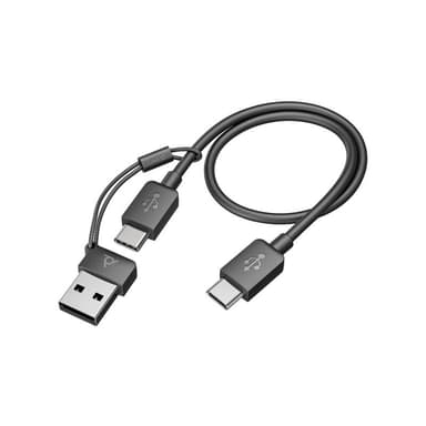 POLY Voyager Focus 2 USB-C-C Headset +USB-C/A-Adapter