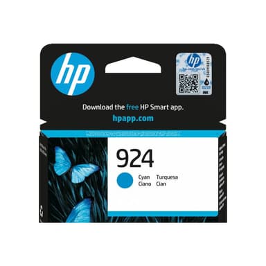 HP 4K0U3NE Tintenpatrone cyan No. 924