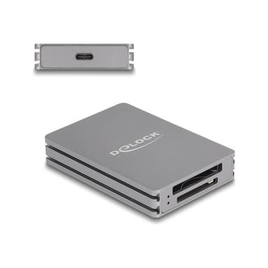 Delock USB Type-C Card Reader für SD und CFexpress Typ B Speicherkarten