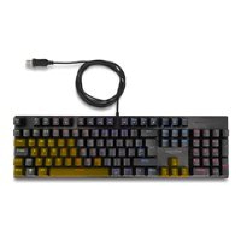 DELOCK Mechanische USB Gaming Tastatur kabelgebunden 1,6 m schwarz mit RGB Beleuchtung