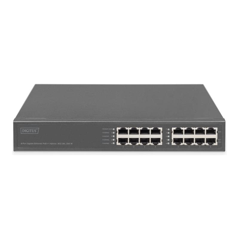 DIGITUS Gigabit Ethernet PoE+ Injector Hub