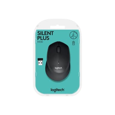 LOGITECH M330 SILENT PLUS Maus rechts RF Wireless Mechanisch 1000 DPI (910-004905)