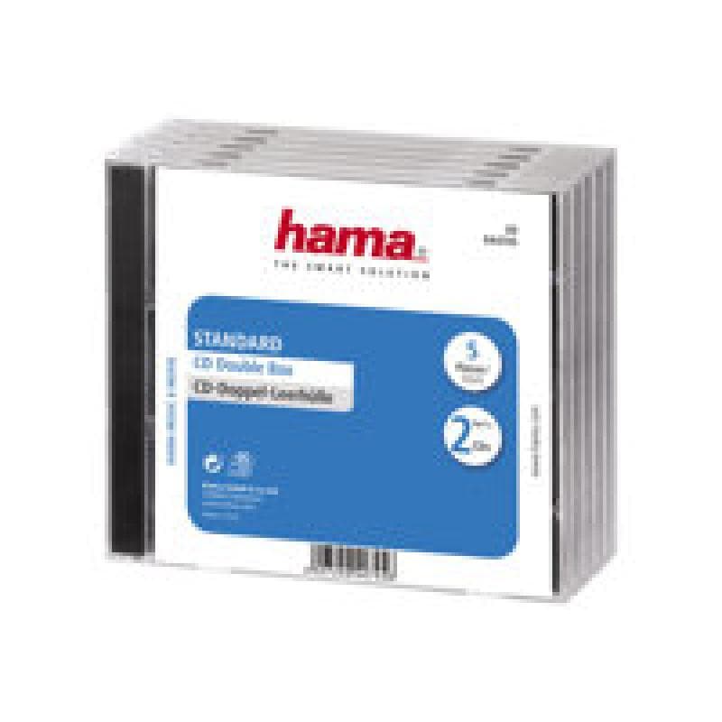 CD-Doppel-Leerhülle Standard, 5er-Pack