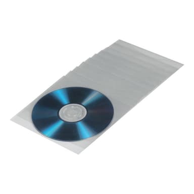 CD-/DVD-Schutzhüllen 100, Transparent