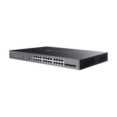 TP-LINK Omada 24-Port Gigabit and 4-Port 10GE SFP+ L2+ Managed Switch with 16-Port PoE+ & 8-Port PoE