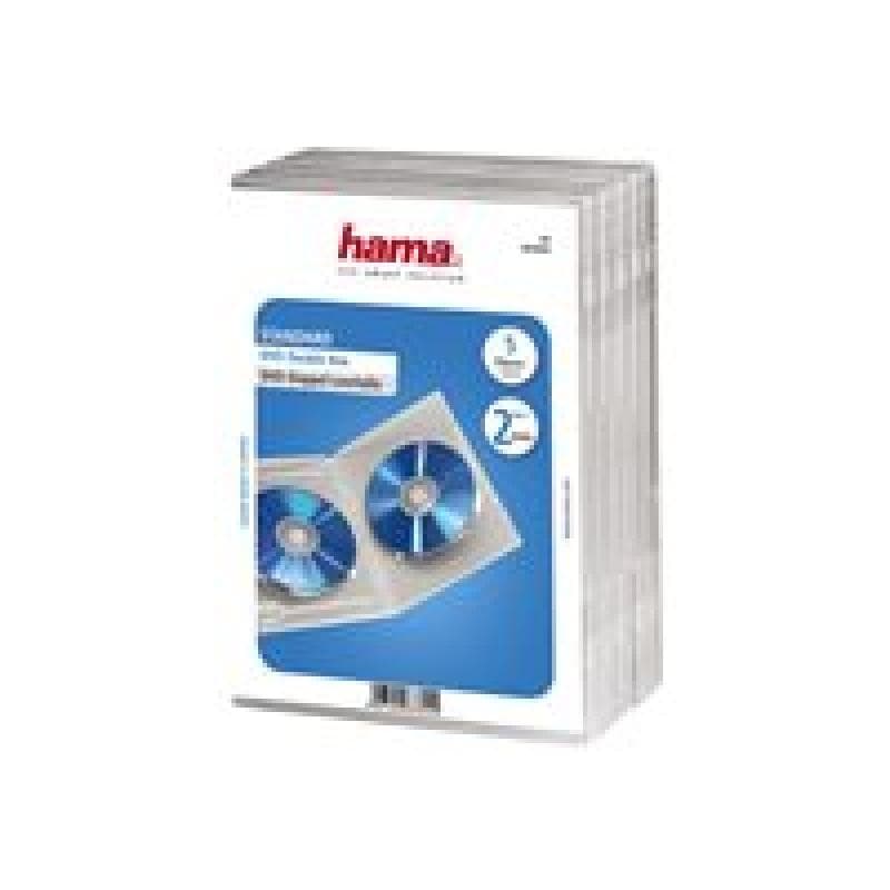 HAMA DVD-Doppel-Leerhülle 5, Transparent