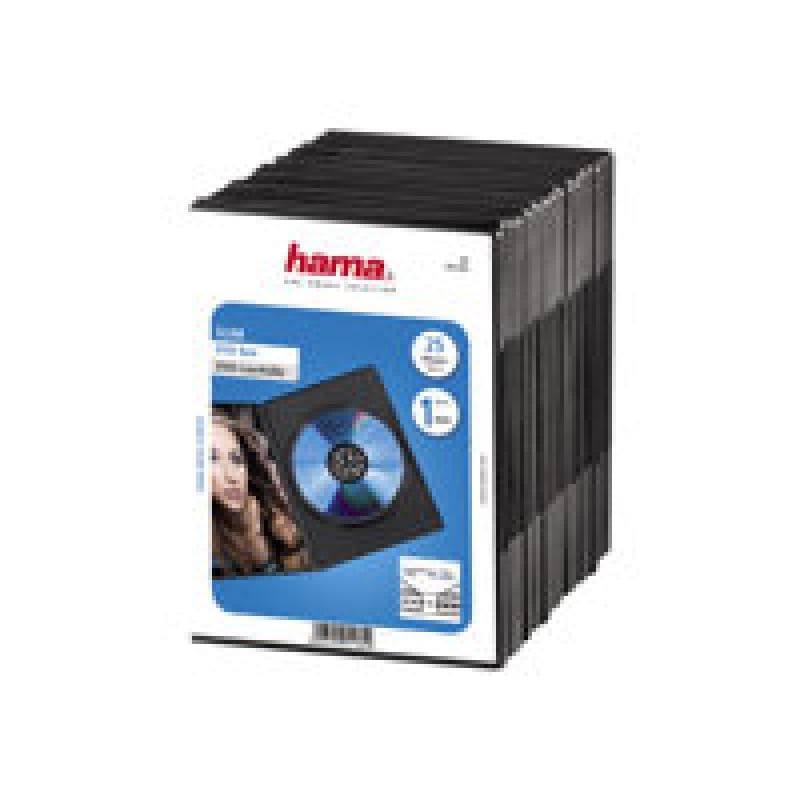DVD-Leerhülle Slim 25, Schwarz