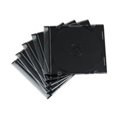 CD-Leerhülle SlimLine, Schwarz, 100er-Pack