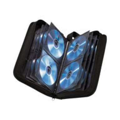 CD-Wallet Nylon 120, Schwarz