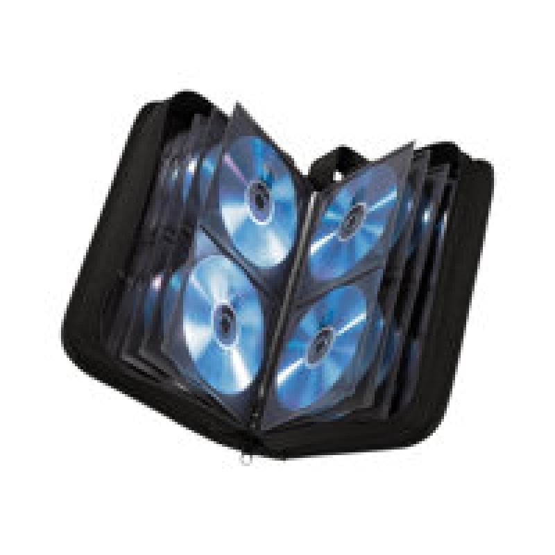 CD-Wallet Nylon 120, Schwarz