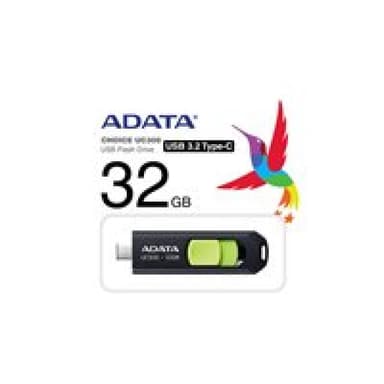 ADATA UC300 schwarz/grün 32GB